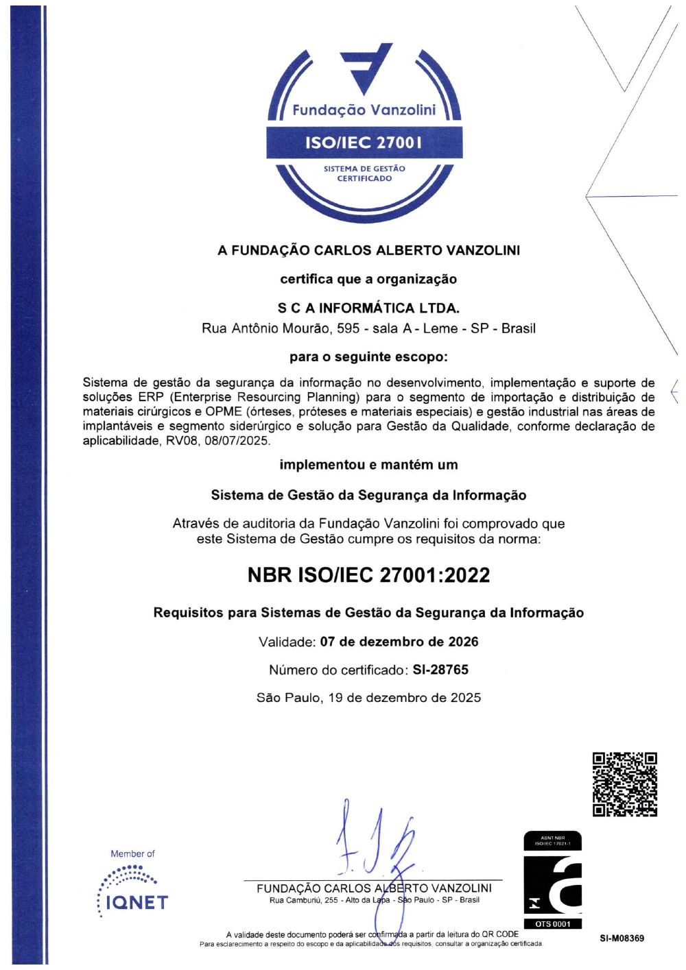 Certificado
