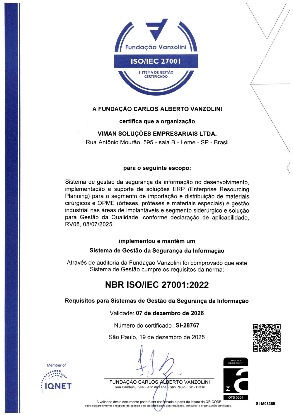 Certificado