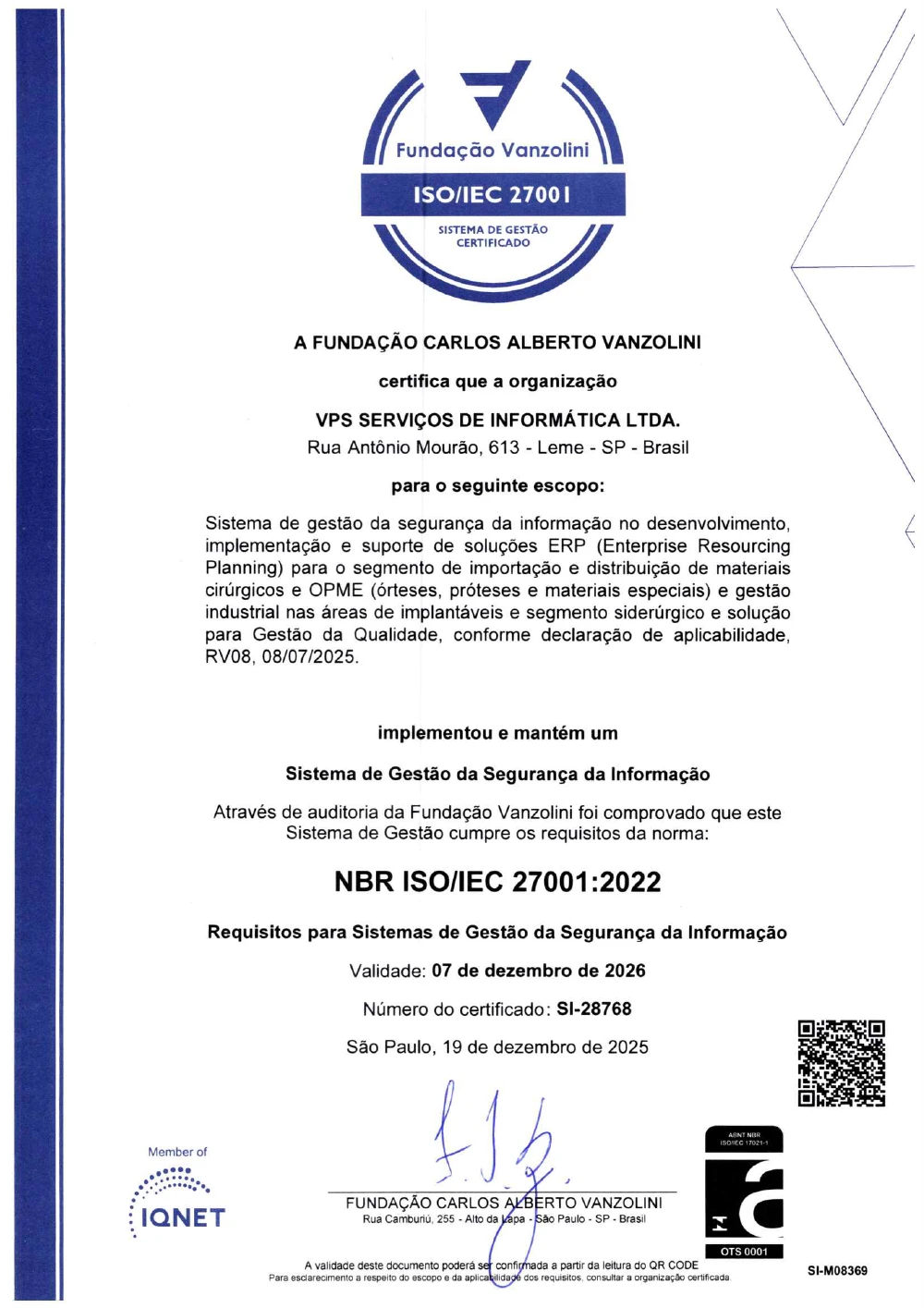 Certificado
